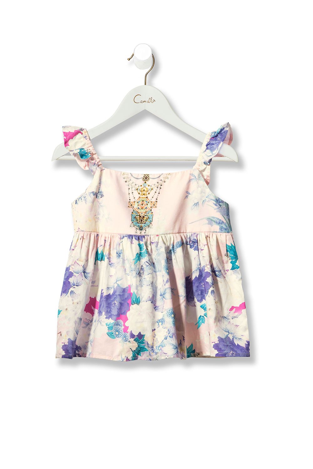 CAMILLA HARAJUKU HEIRESS KIDS FRILL STRAP TOP