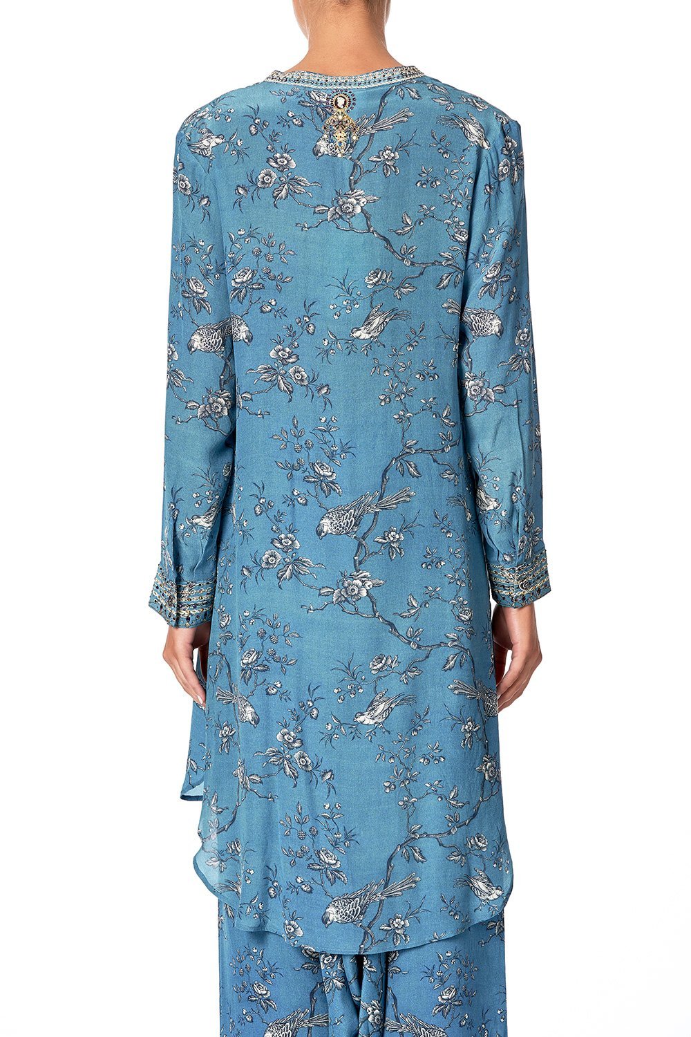 LONG LINE SHIRT WITH BUTTONS SOUTHERN BELLE