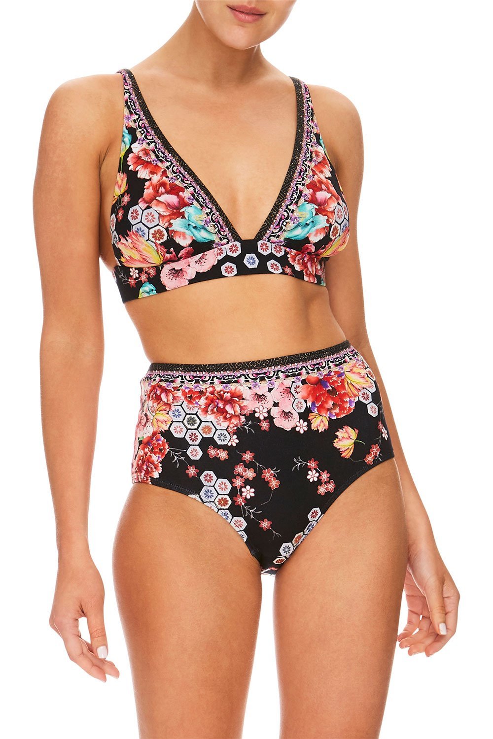 CAMILLA PAINTED LAND HIGH WAISTED BRIEF