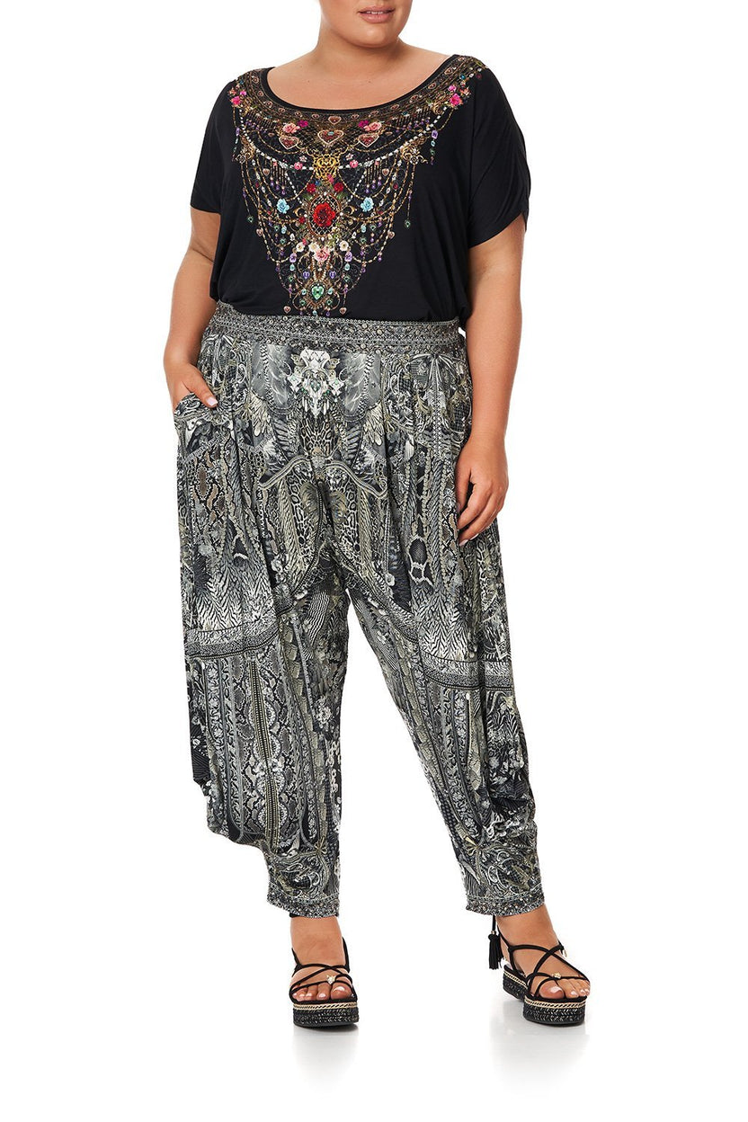 JERSEY DRAPE PANT WITH POCKET HAMPTON HIVE