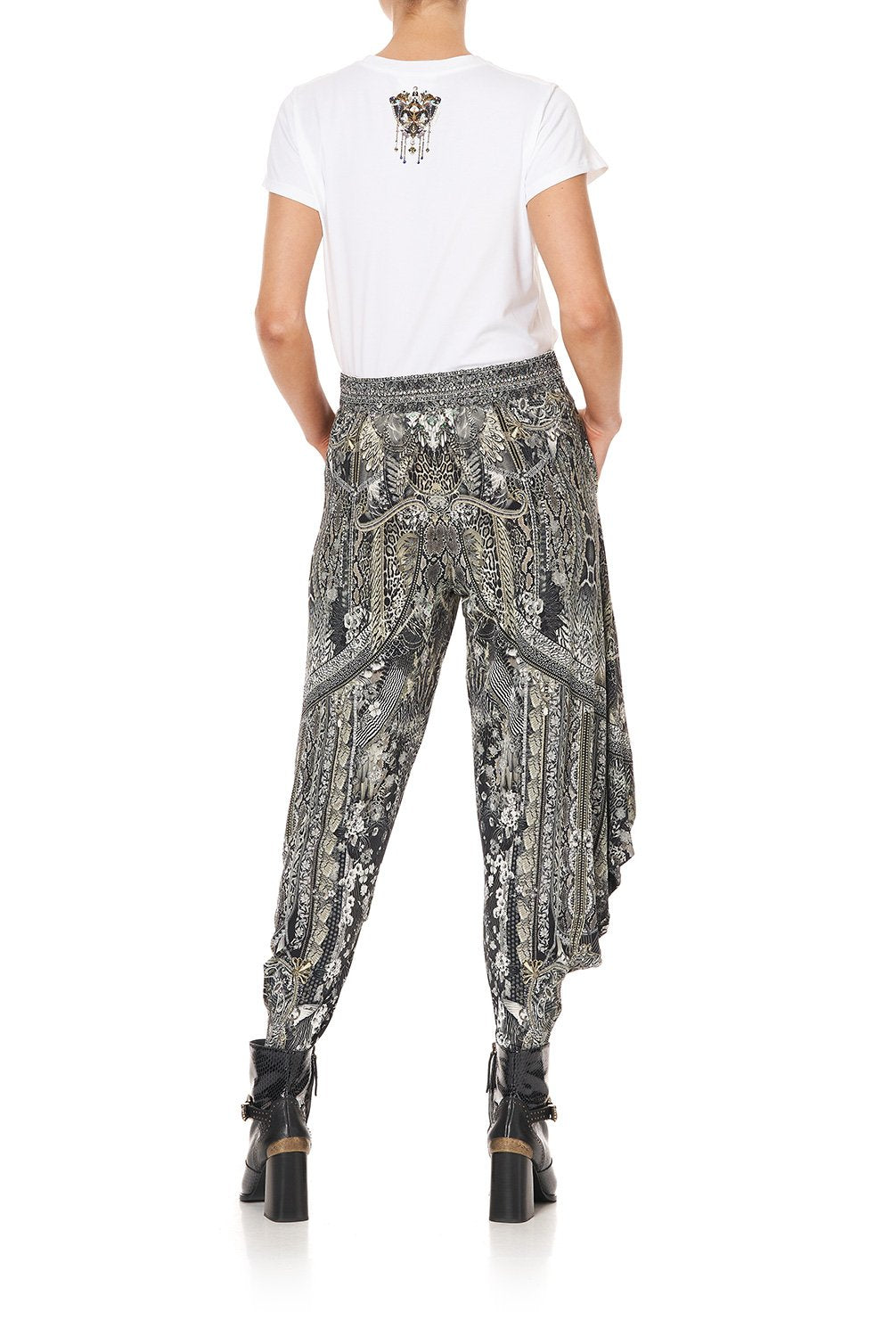 JERSEY DRAPE PANT WITH POCKET ONE TRIBE