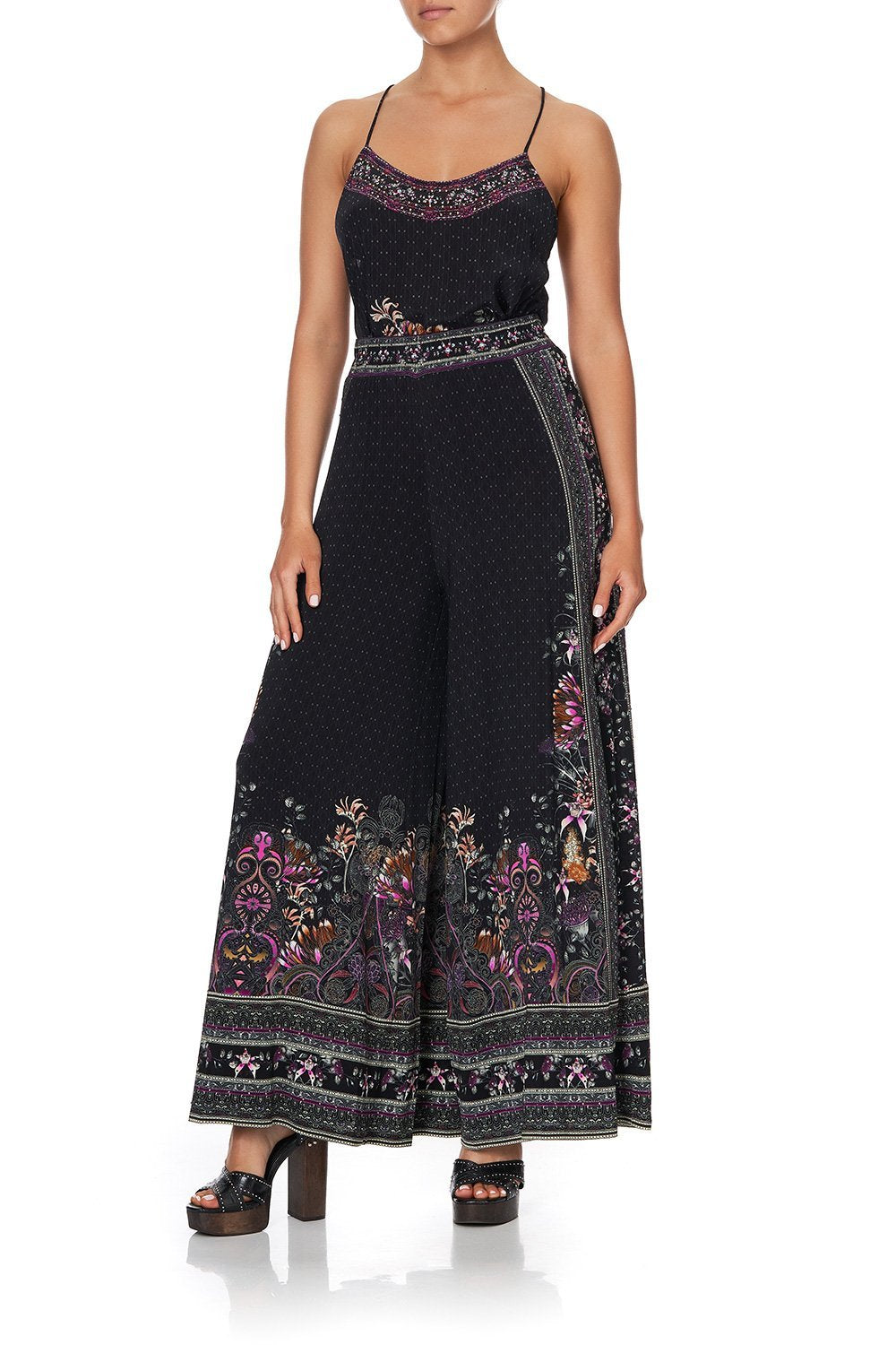 JERSEY WIDE LEG PANTS RESTLESS NIGHTS