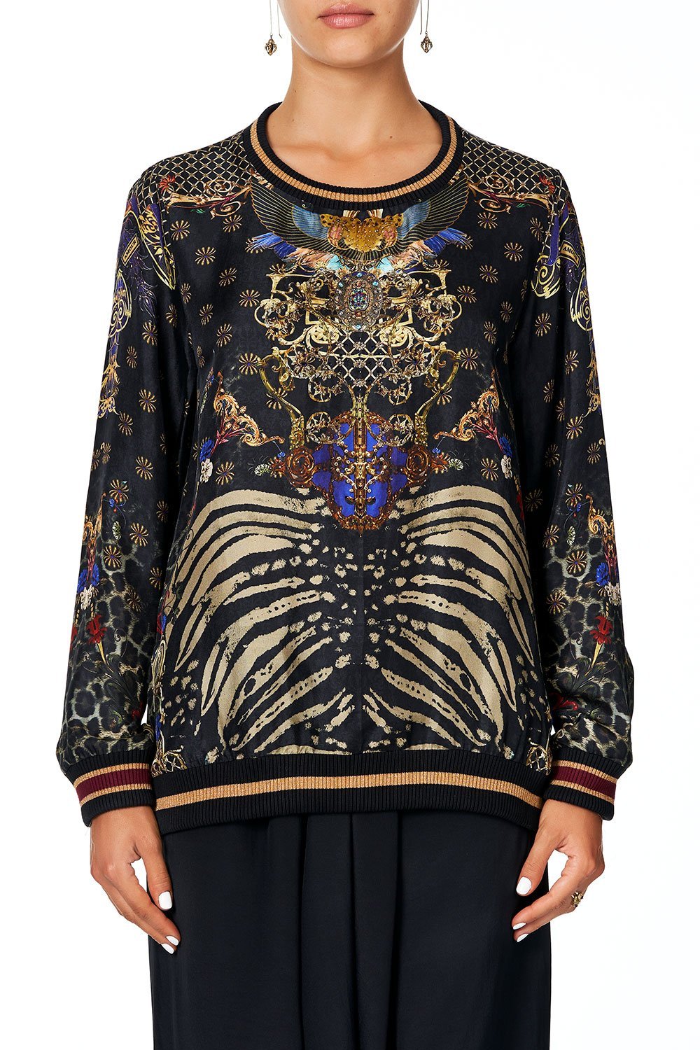 WOVEN ROUND NECK SWEATER THE NIGHT WE MET