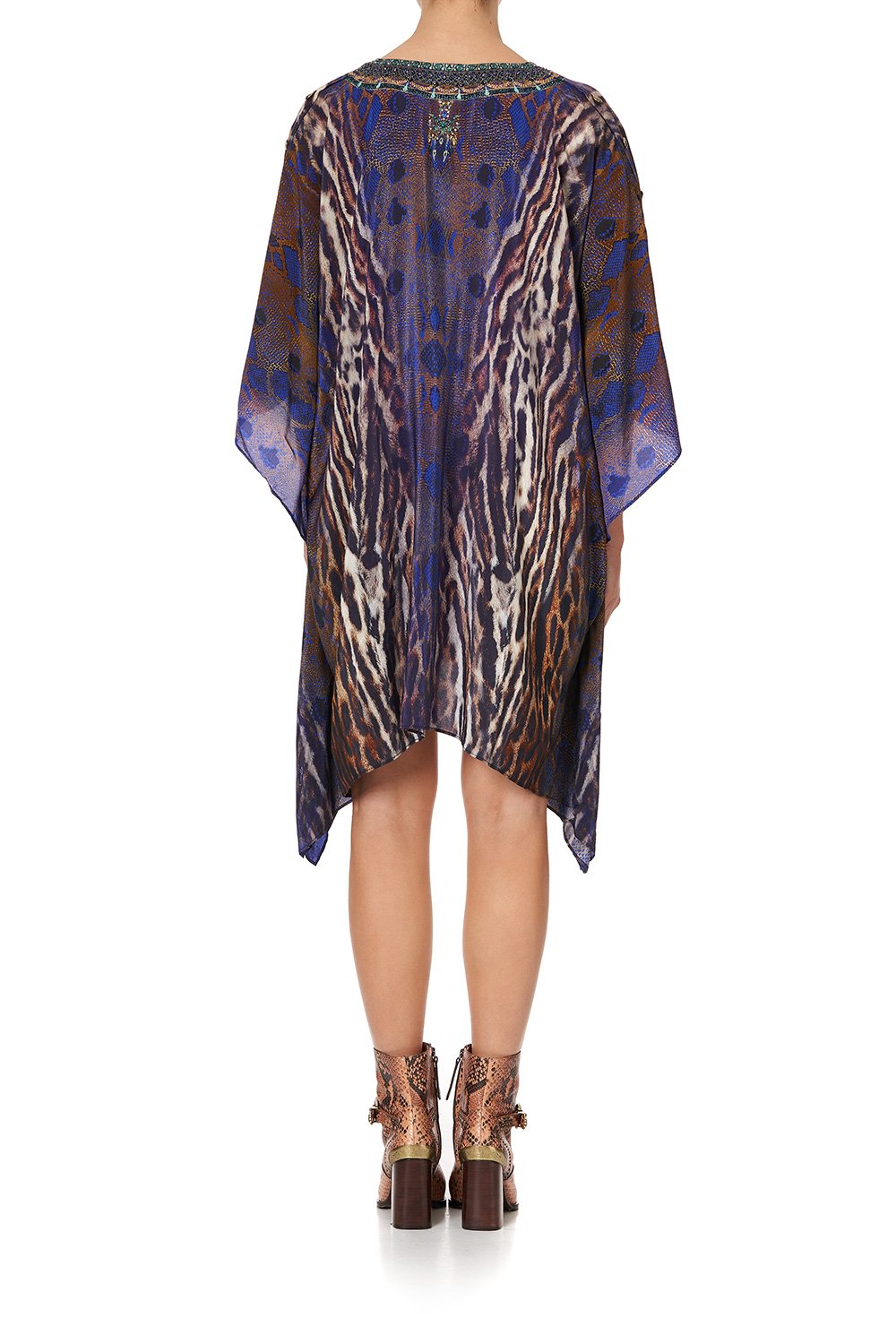 KAFTAN WITH BUTTON UP SLEEVES KOMODO QUEEN
