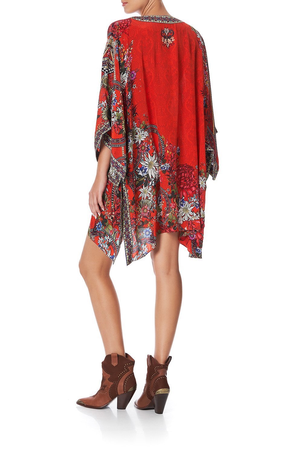 KAFTAN WITH SIDE WRAP WONDERING WARATAH