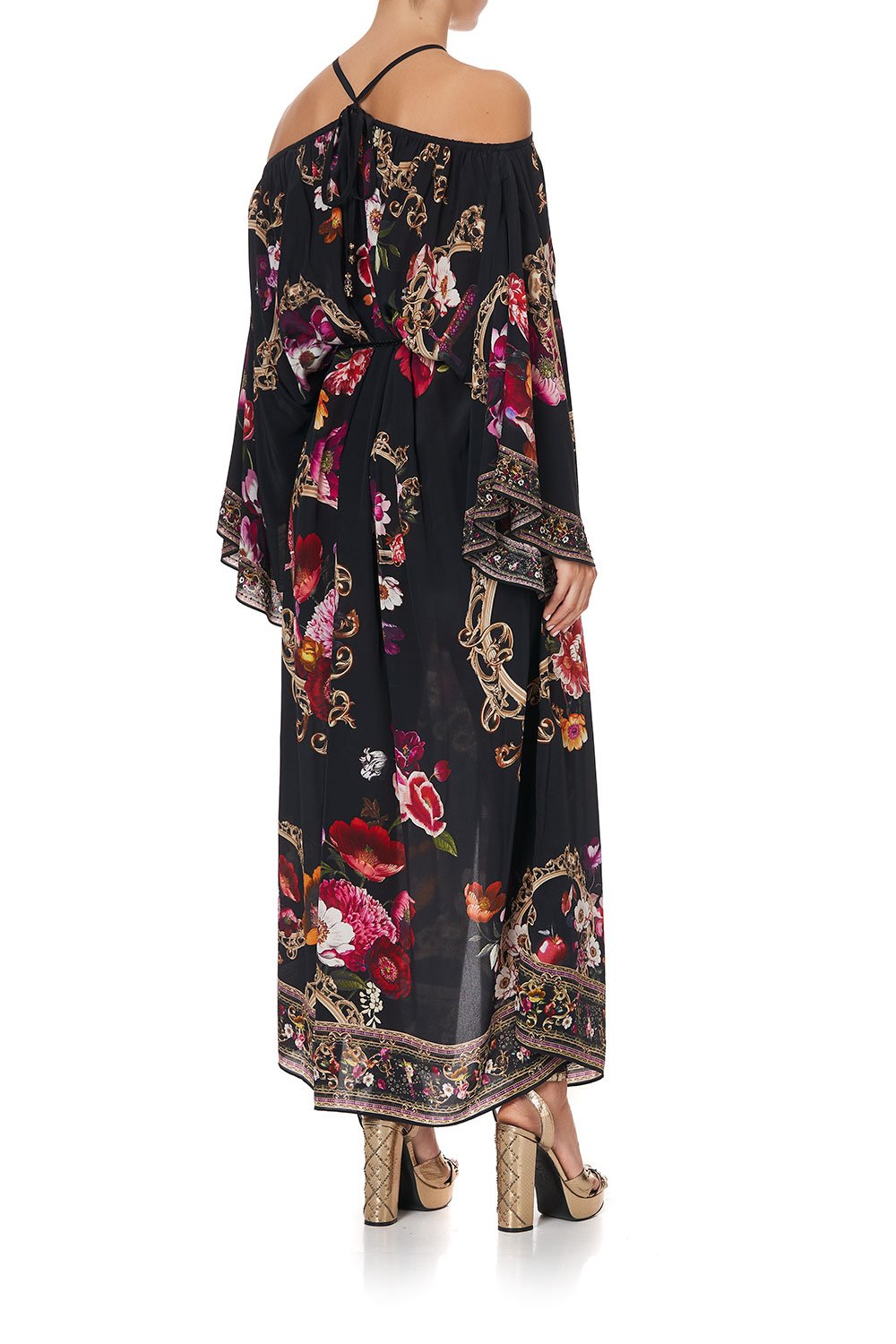 KEYHOLE NECK LONG KAFTAN MIRROR MIRROR