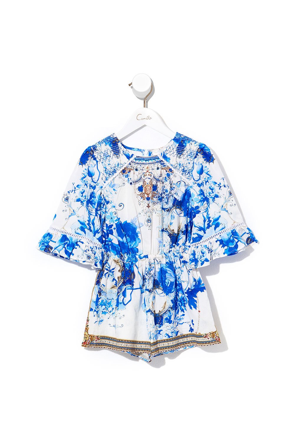 CAMILLA KIDS PLAYSUIT WITH TRIM SAINT GERMAINE