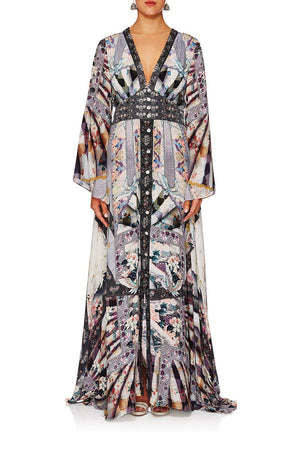 CAMILLA IN HER SHOES KIMONO SLEEVE DRESS W SHIRRING DETAIL