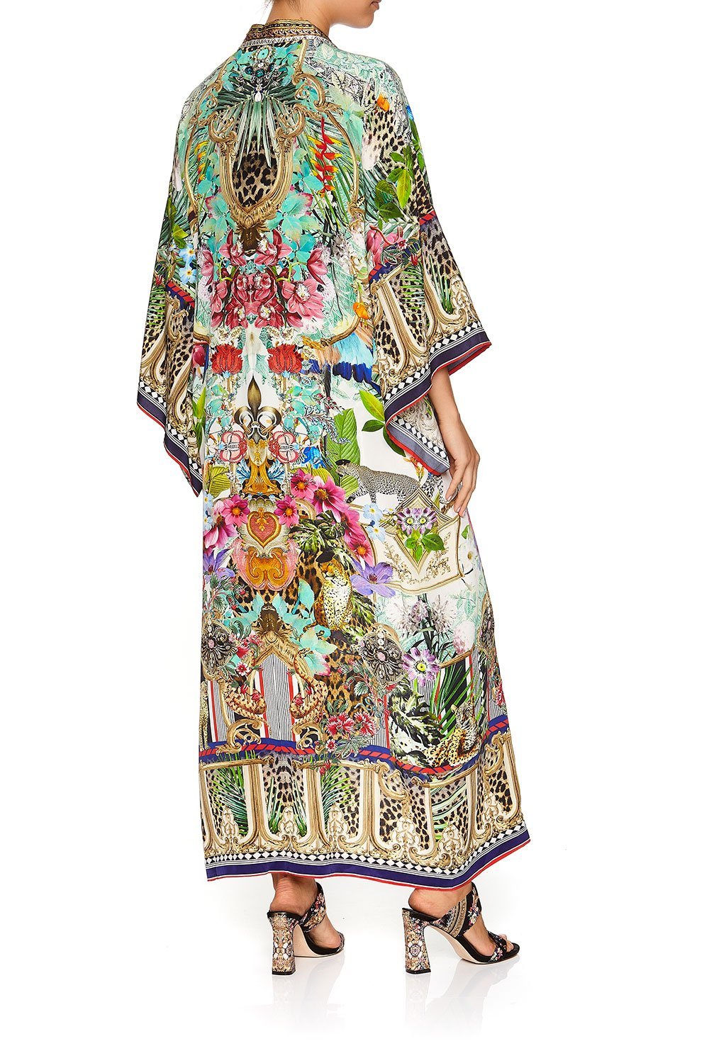 CAMILLA KIMONO COAT CHAMPAGNE COAST