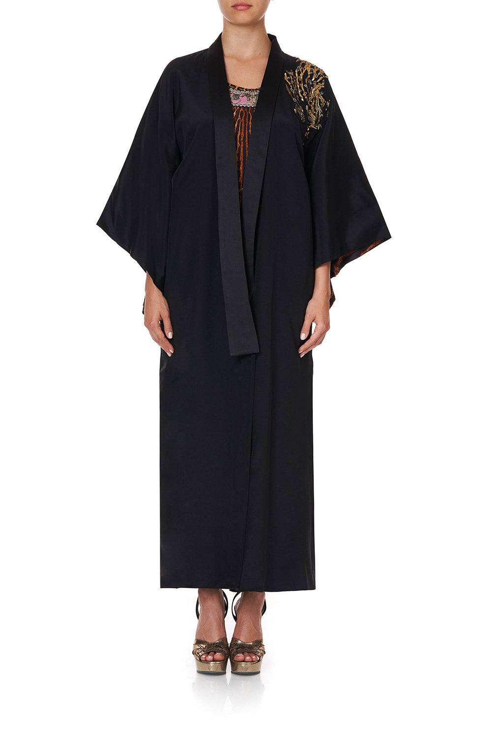 KIMONO COAT WILD AZAL