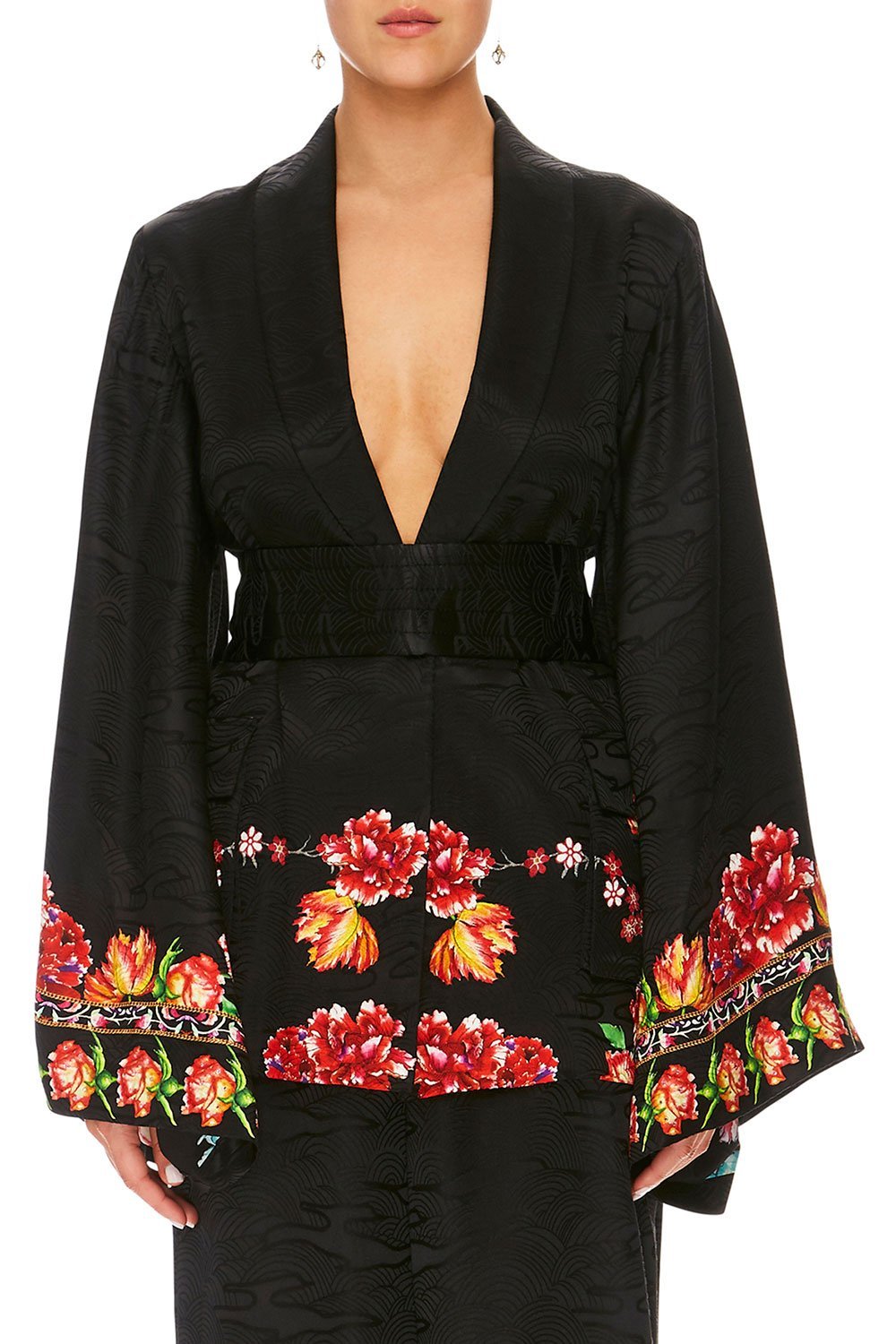 CAMILLA PAINTED LAND KIMONO JACKET