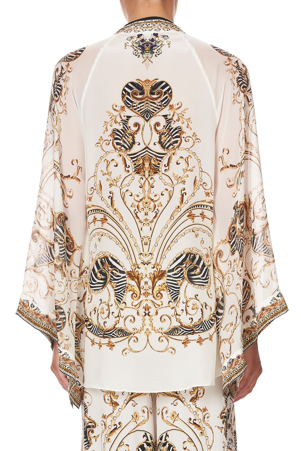 KIMONO LAYER WITH TIE NIGHT WAITING FOR DAY