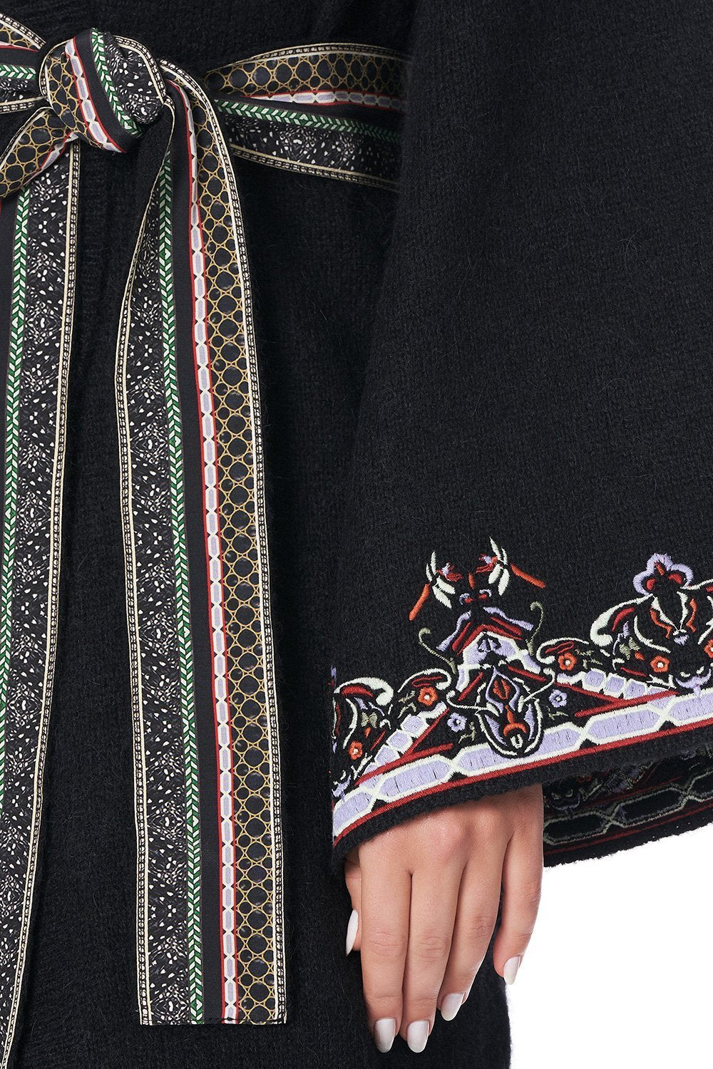 KIMONO SLEEVE WRAP KNIT BOTANICAL CHRONICLES