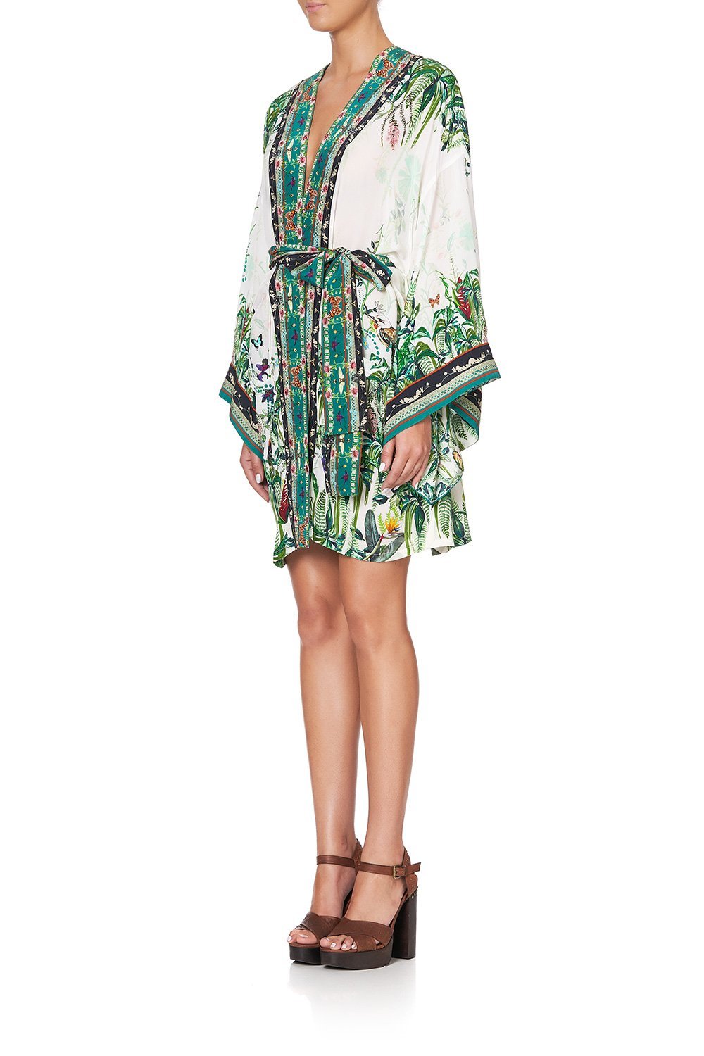 KIMONO WITH TIE BELT DAINTREE DARLING