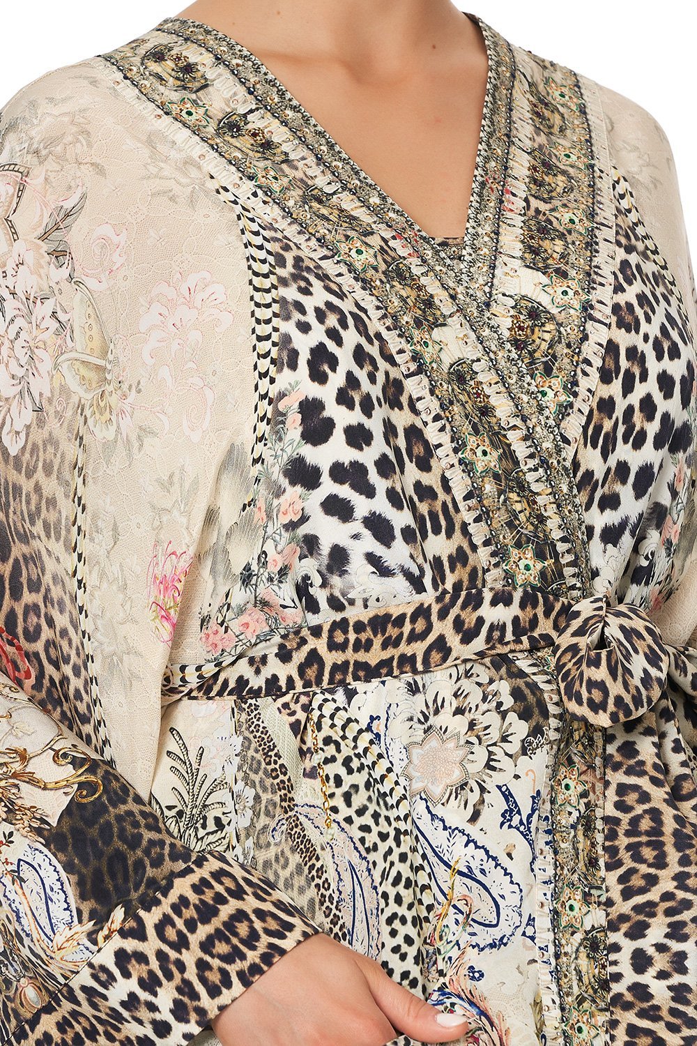 KIMONO WITH TIE BELT FOREVER FOREVER