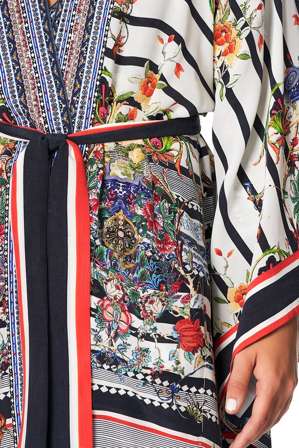 CAMILLA KIMONO WITH TIE BELT JOIE DE VIVRE