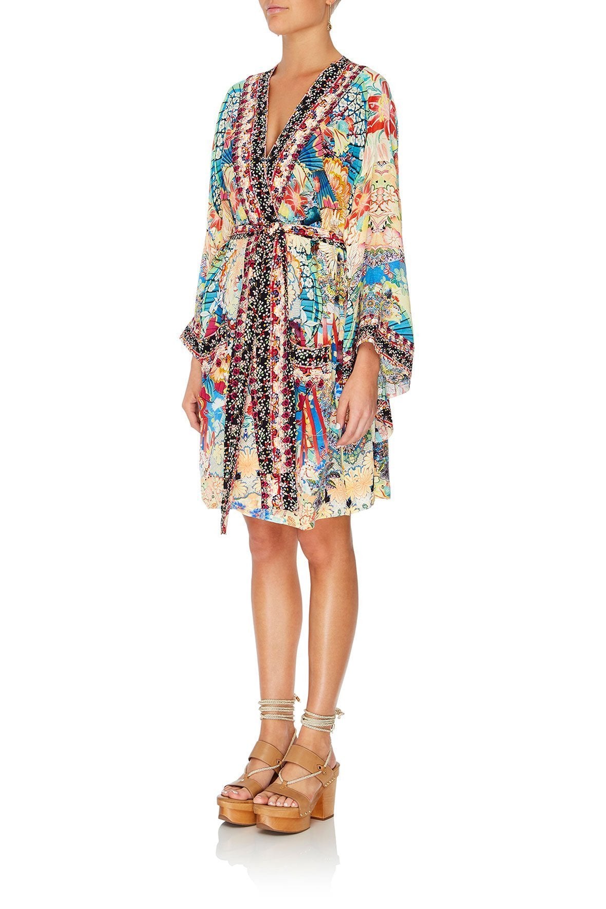 KIMONO WITH TIE BELT MISO IN LOVE