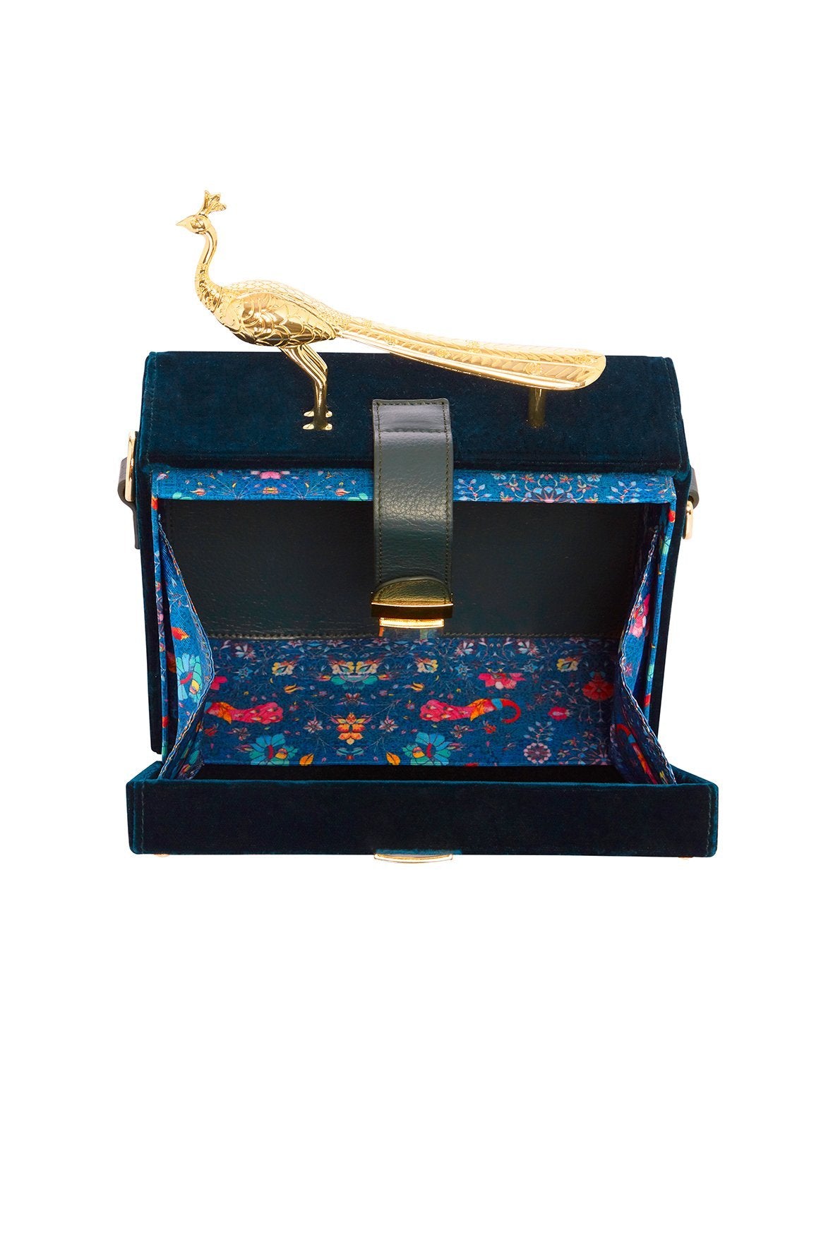 KINDNESS KALEIDOSCOPE PEACOCK BOX BAG