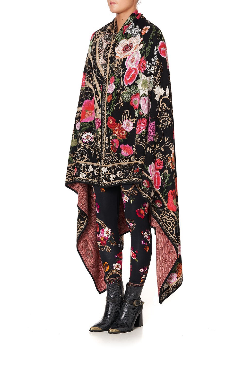 KNIT JACQUARD BLANKET MIRROR MIRROR