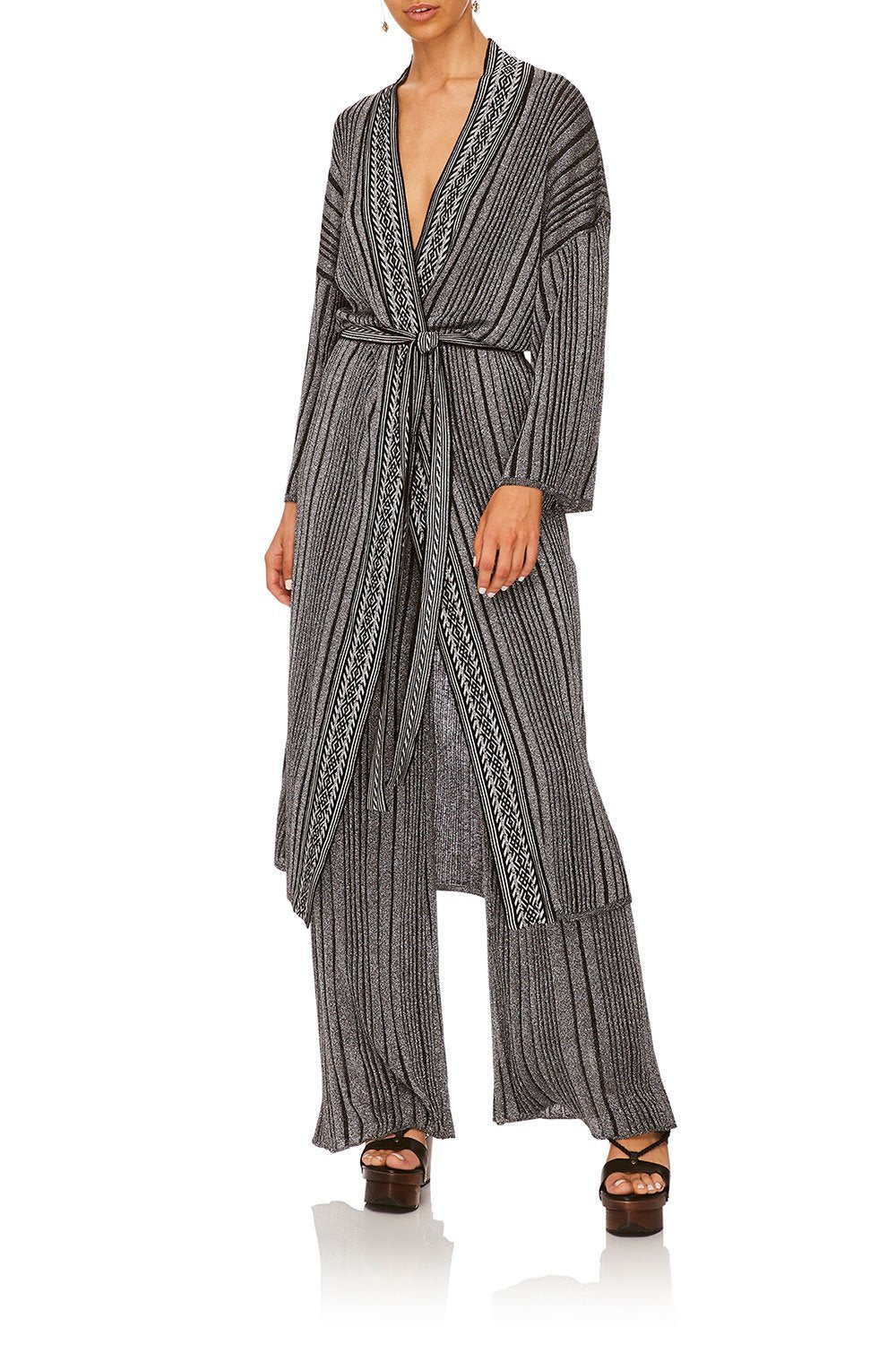 CAMILLA WILD MOONCHILD KNIT LAYERING PIECE W CROPPED SLEEVE