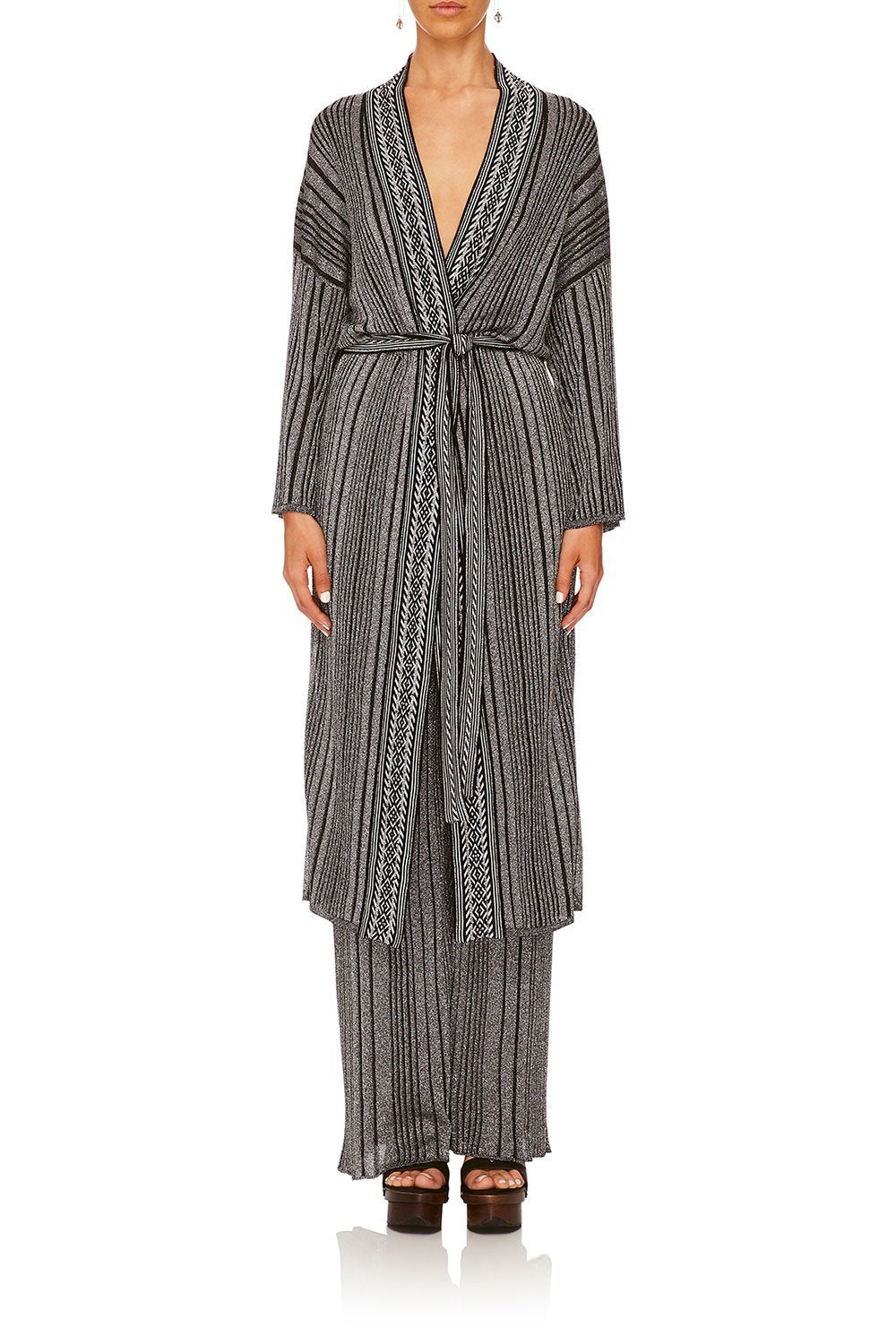 CAMILLA WILD MOONCHILD KNIT LAYERING PIECE W CROPPED SLEEVE