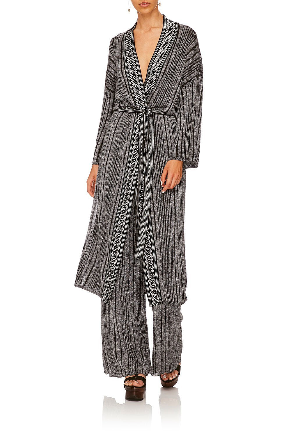 CAMILLA WILD MOONCHILD KNIT LAYERING PIECE W CROPPED SLEEVE