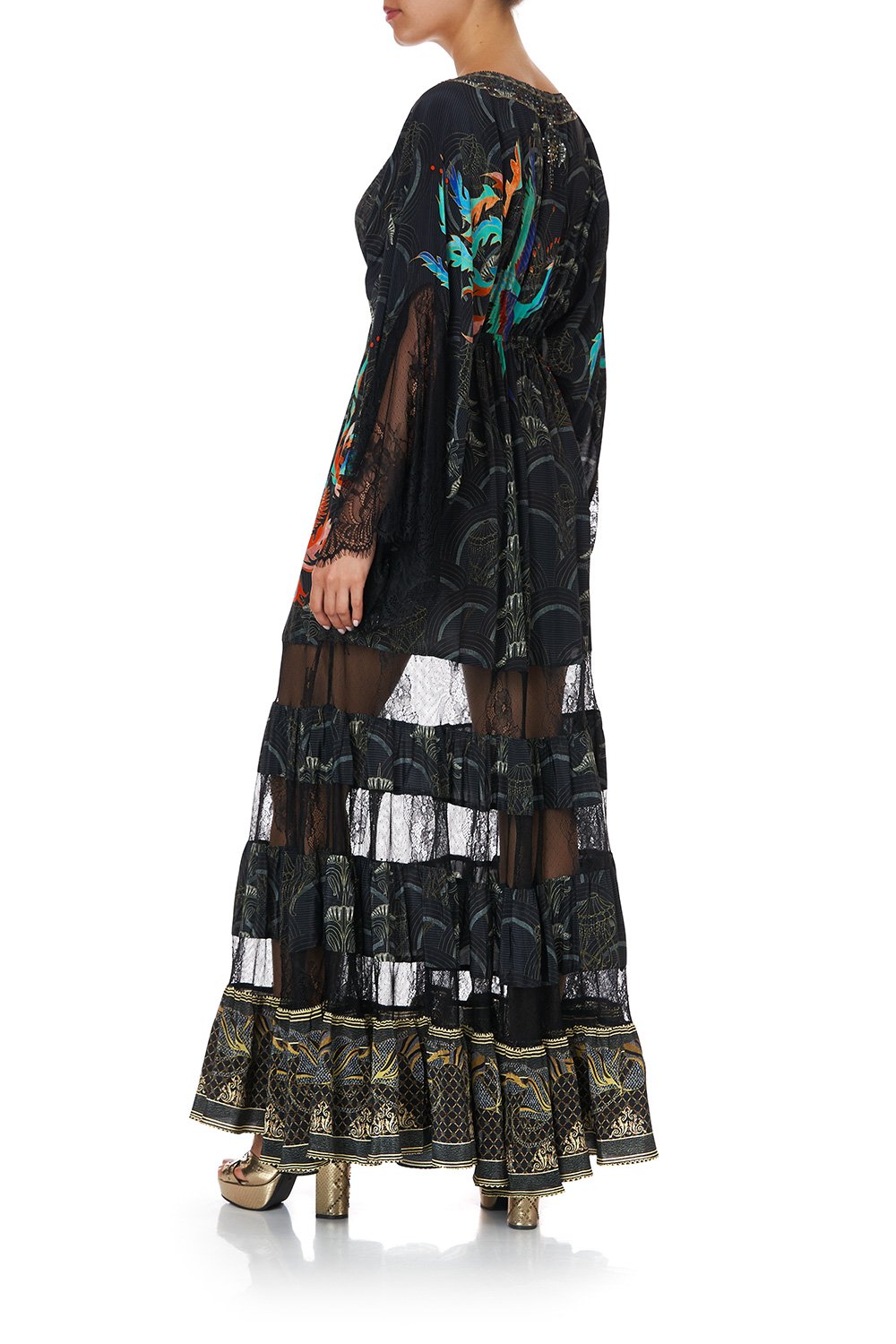 LACE PANEL DRESS WISE WINGS