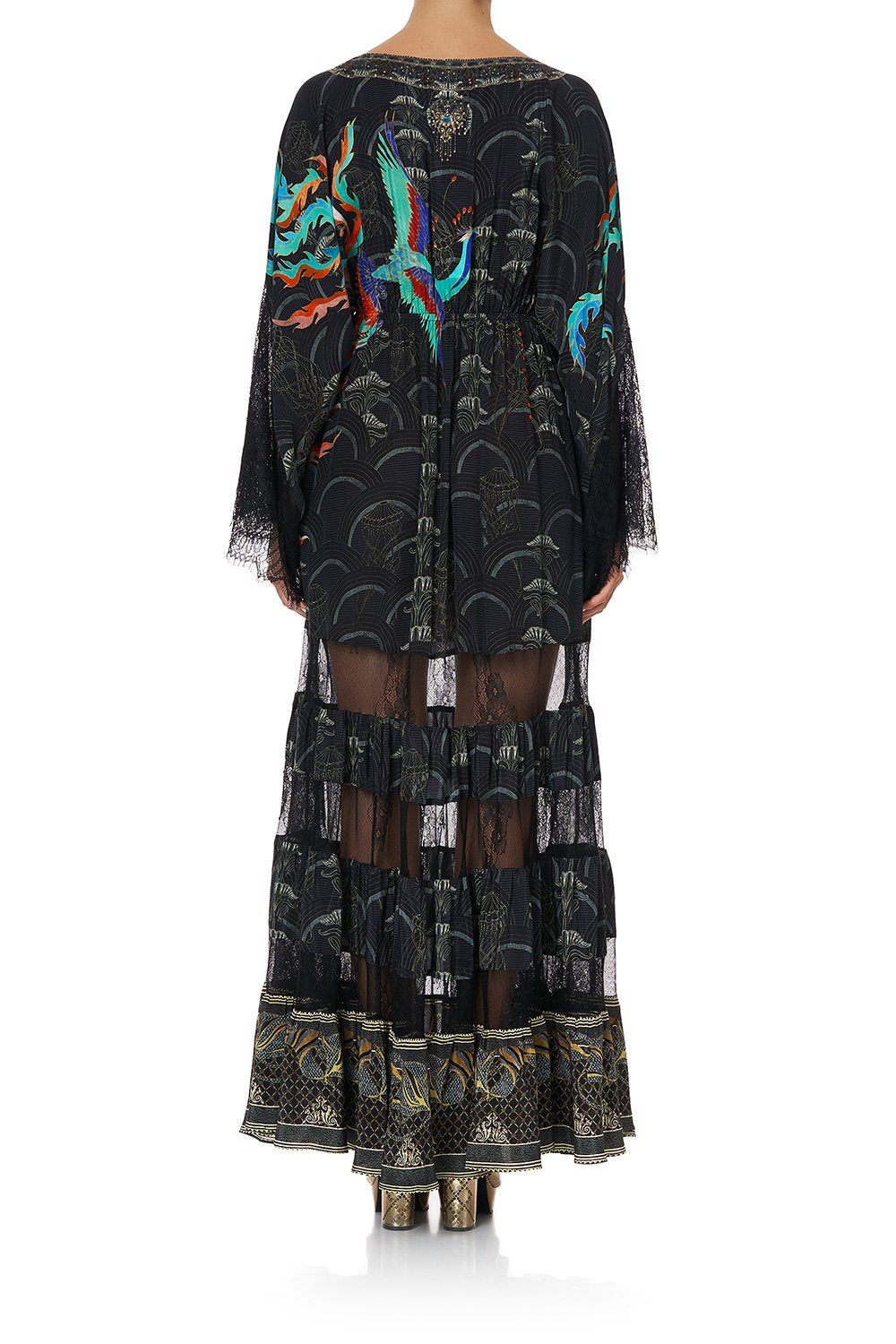 LACE PANEL DRESS WISE WINGS