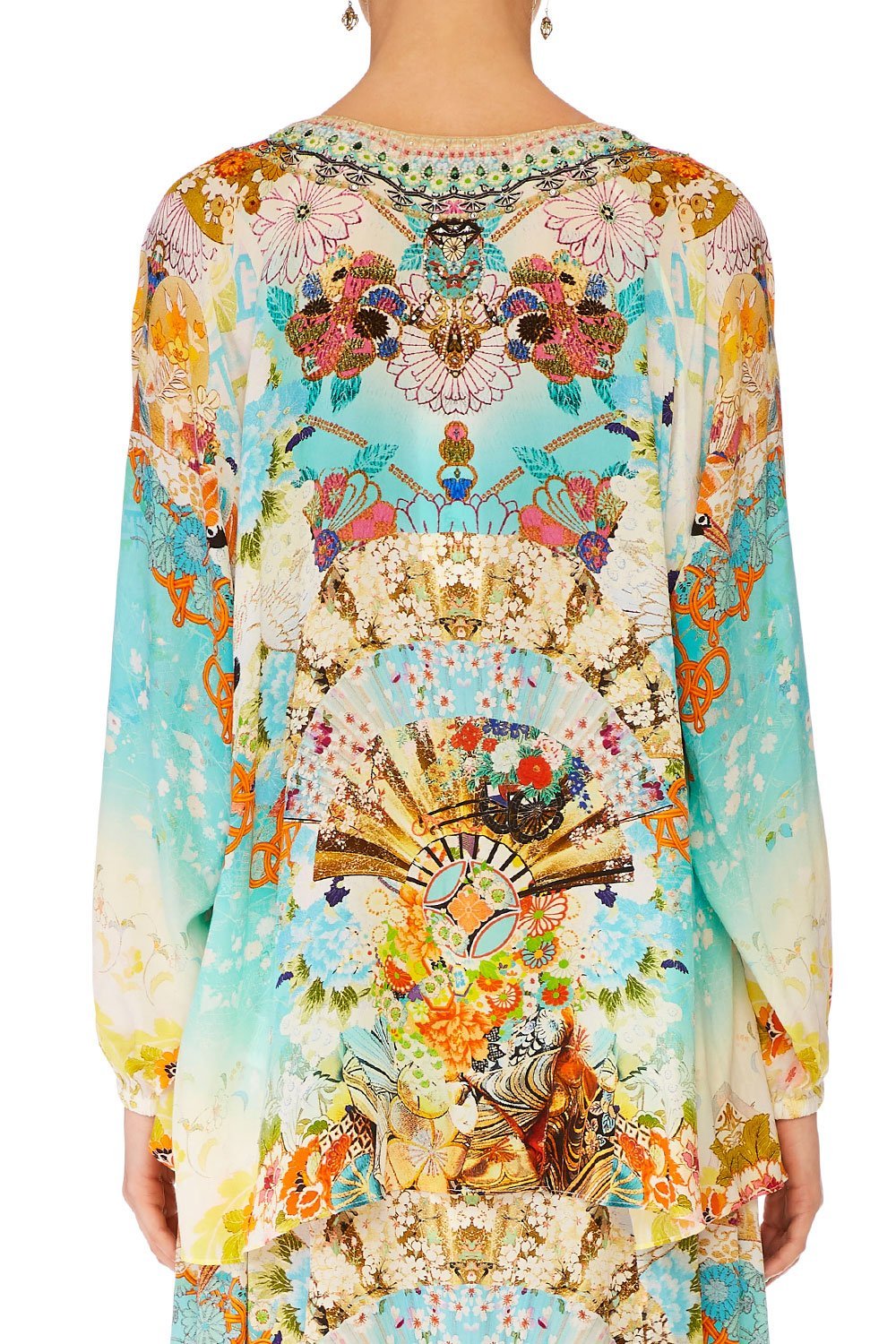 CAMILLA RETROS RAINBOW LACE UP SHIRT