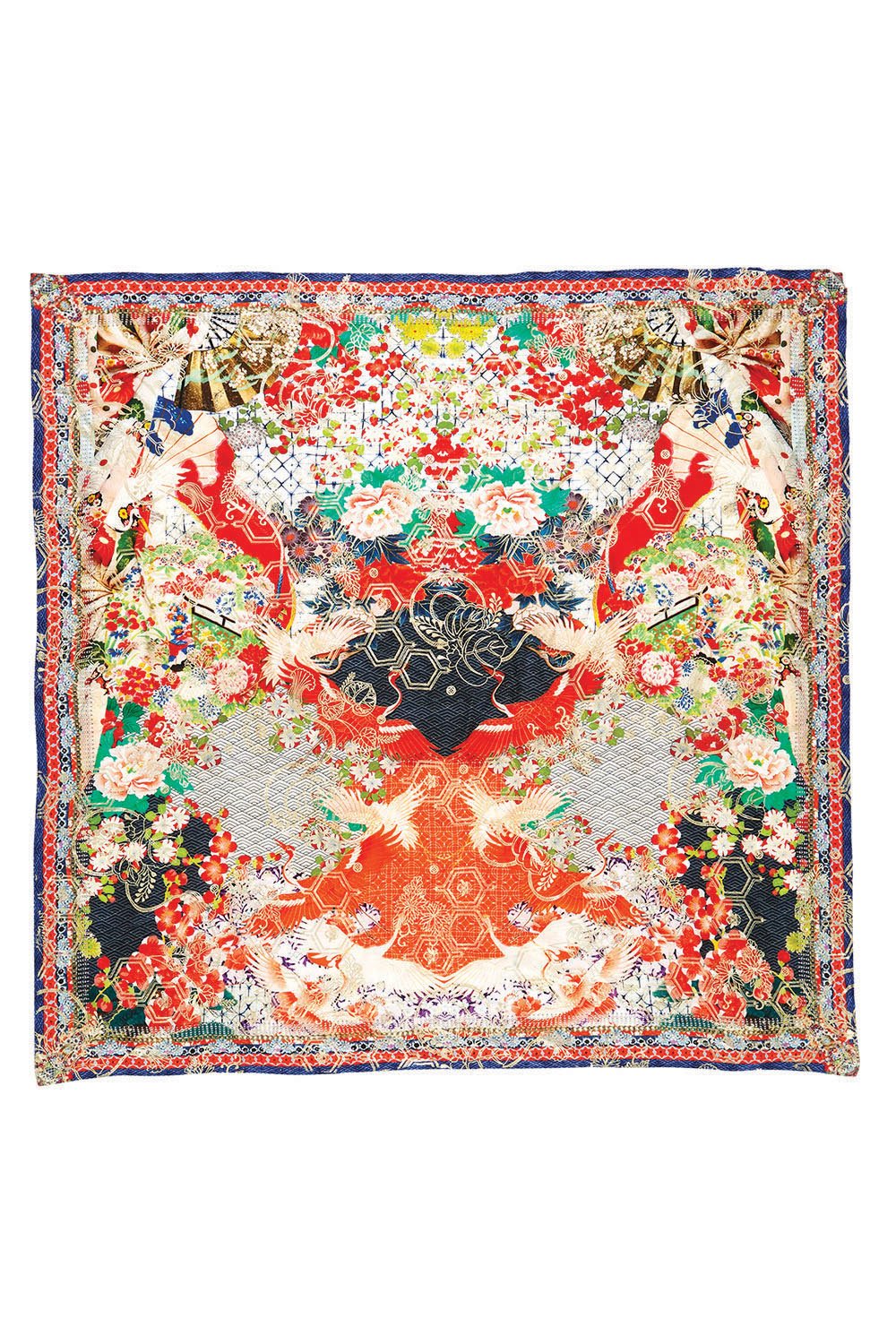 CAMILLA GEISHA GIRL LARGE SQUARE SCARF