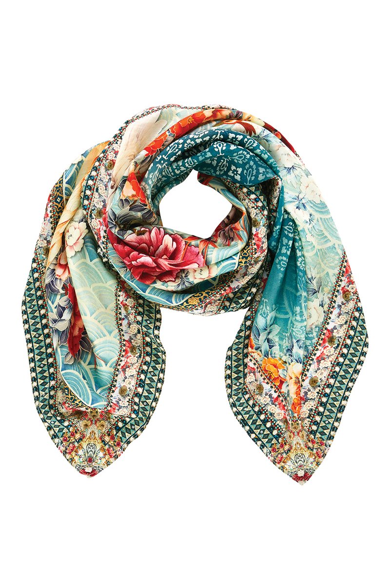 CAMILLA HER HEIRLOOM LARGE SQUARE SCARF