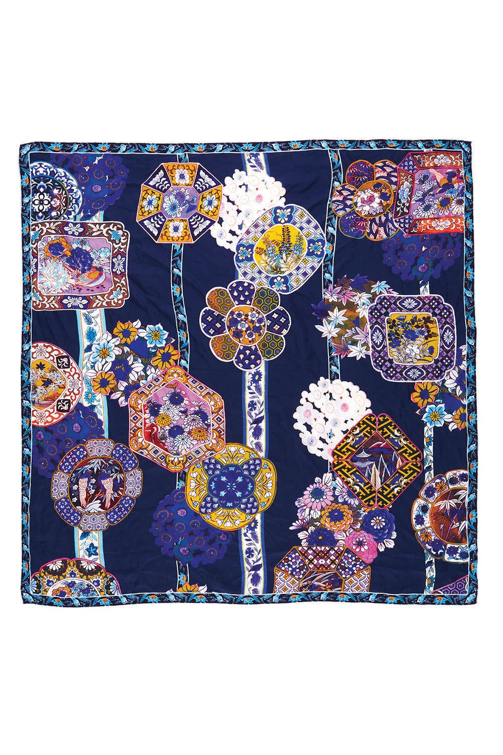 CAMILLA STAR GAZER LARGE SQUARE SCARF