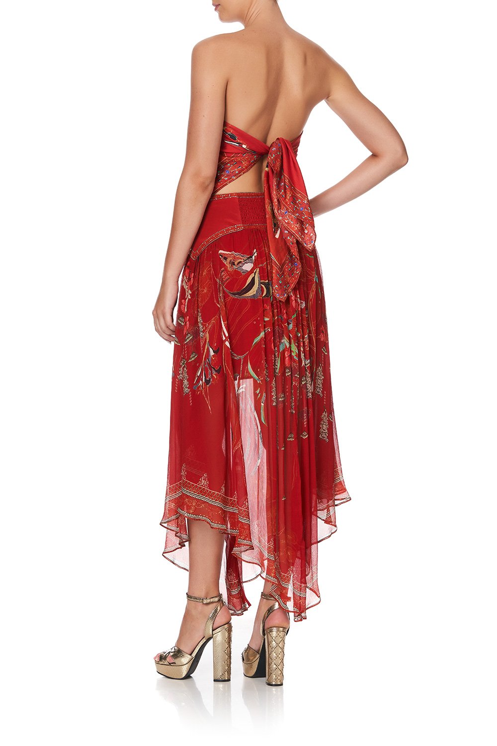 LARGE SQUARE SCARF FORBIDDEN FRUIT