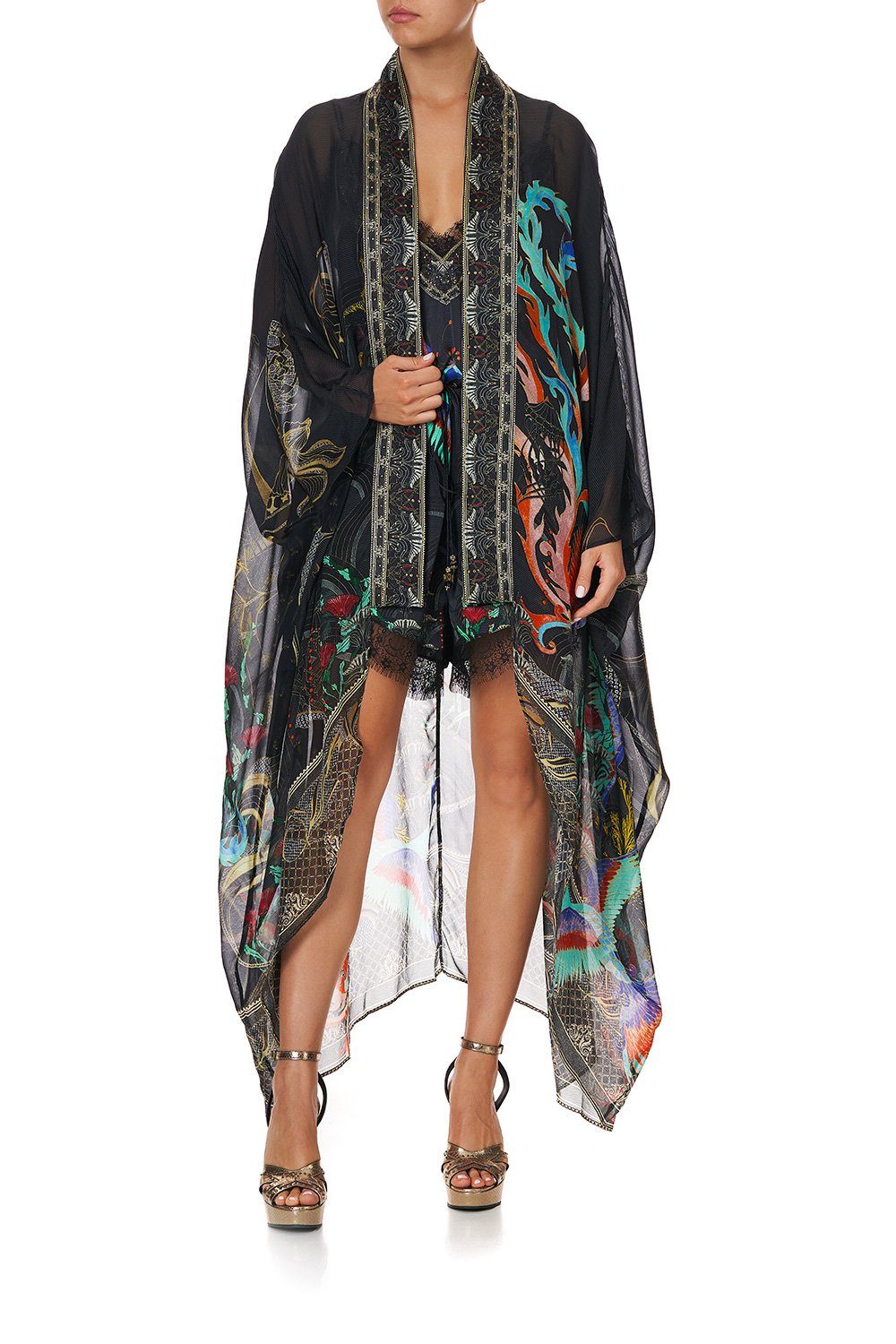 LAYER WITH KIMONO COLLAR WISE WINGS