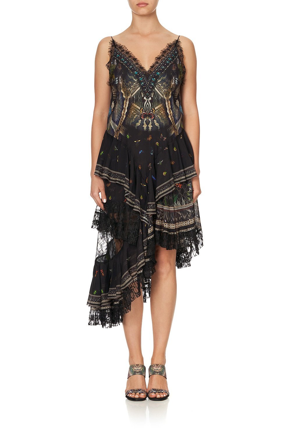 LAYERED ASYMMETRICAL DRESS MATERNAL INSTINCT