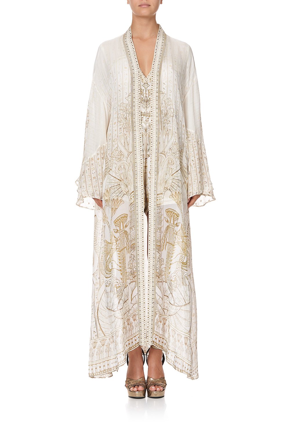 LAYERING ROBE WITH CONTRAST SLEEVE THE QUEENS CHAMBER