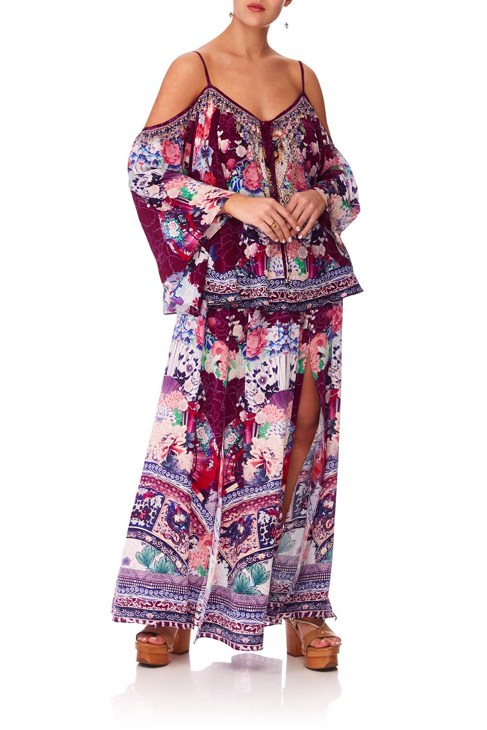 CAMILLA LITTLE OSAKA GIRL LONG SLEEVE DROP SHOULDER TOP