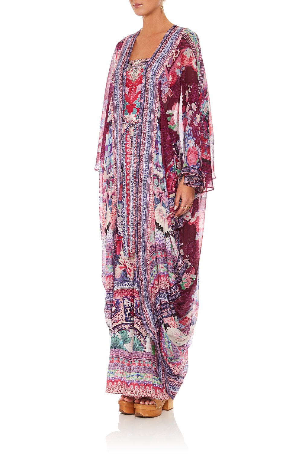 CAMILLA LITTLE OSAKA GIRL LONG SLEEVE LONG CAPE