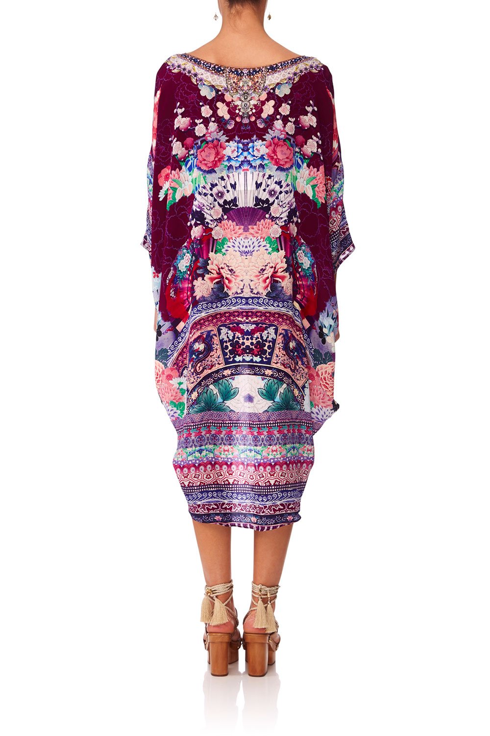 CAMILLA LITTLE OSAKA GIRL SCOOP BACK HEM DRESS