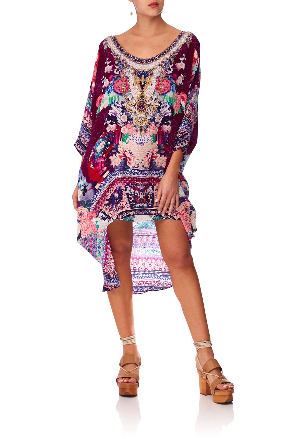 CAMILLA LITTLE OSAKA GIRL SCOOP BACK HEM DRESS