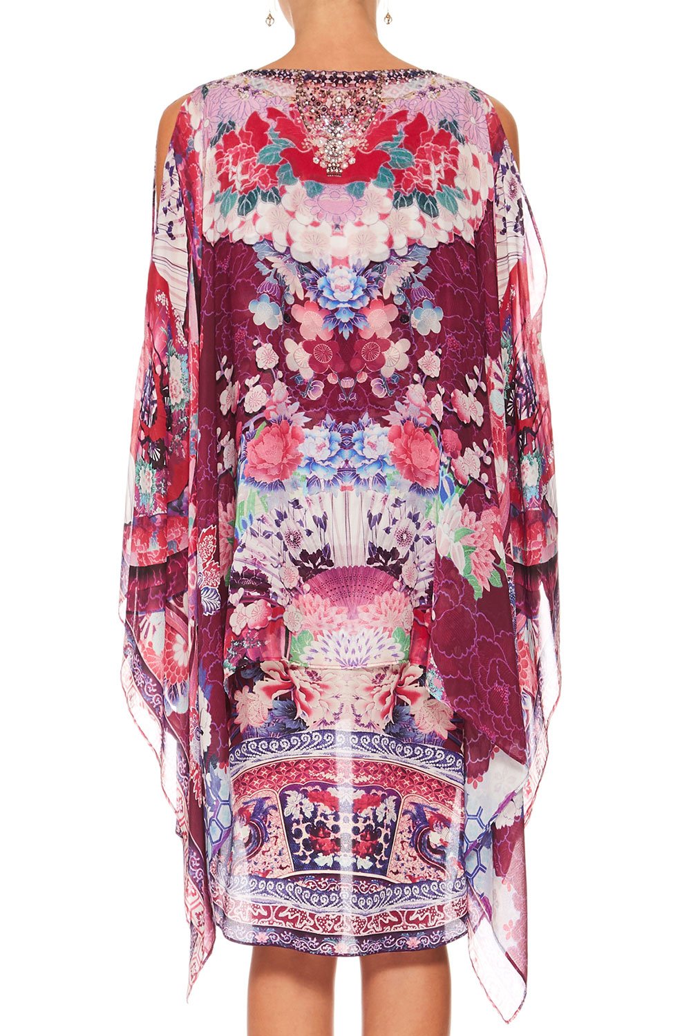 CAMILLA LITTLE OSAKA GIRL SHEER LAYERED DRESS WSPLIT