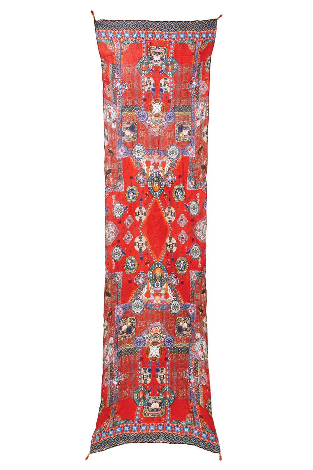 CAMILLA FOUND IN TRANSLATION LONG SCARF