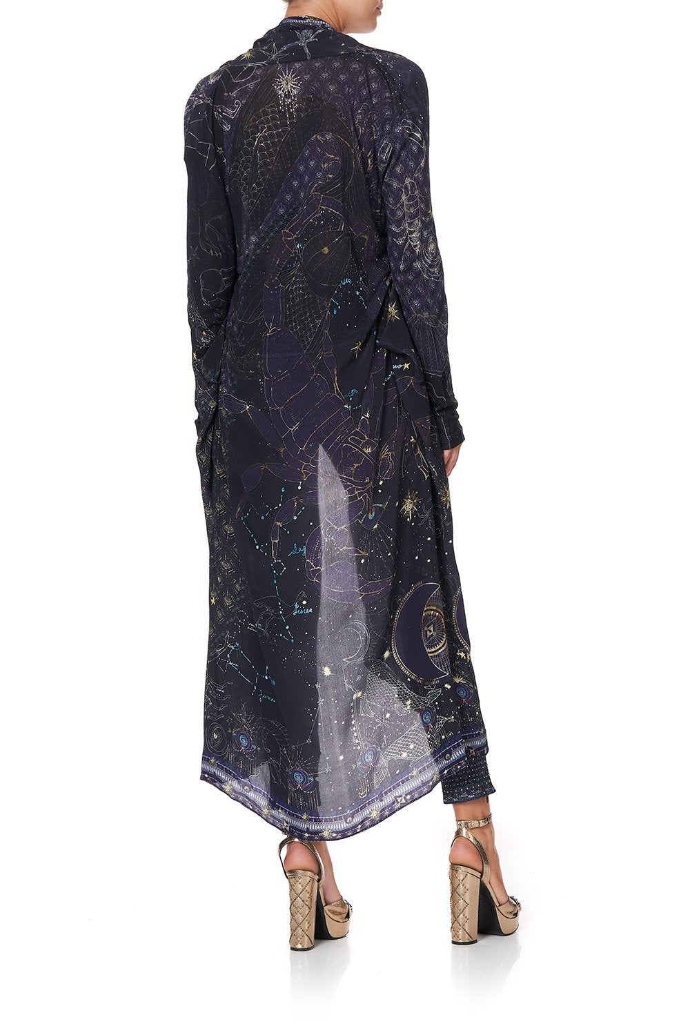 LONG CASUAL JACKET WITH POCKETS ITS A SIGN