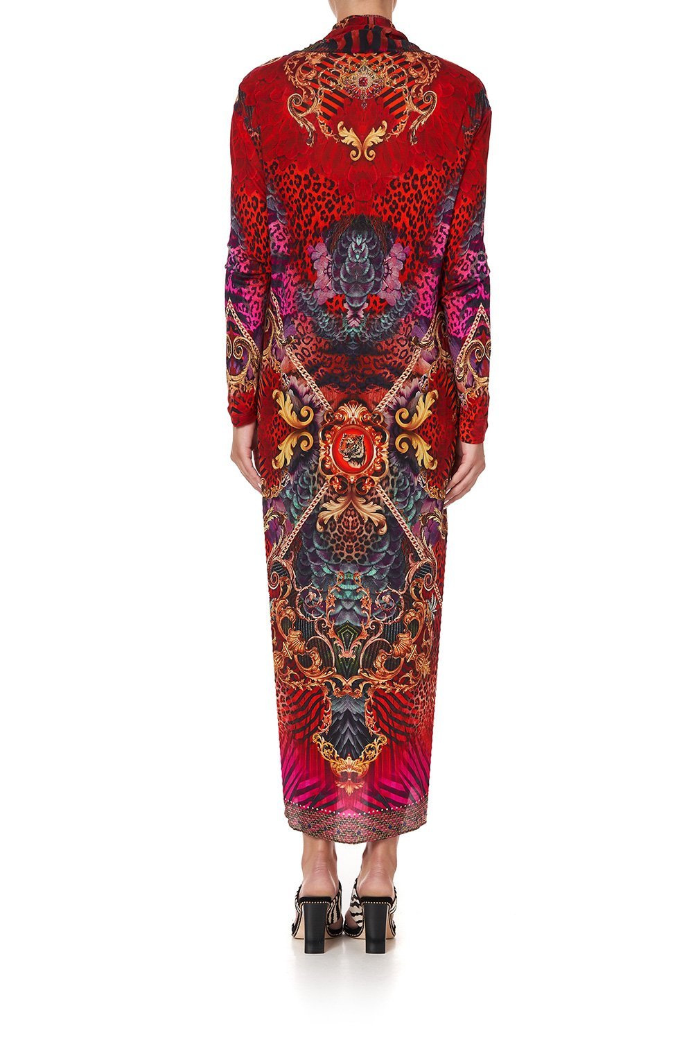 LONG CASUAL JACKET WITH POCKETS SLAVE TO THE RHYTHM