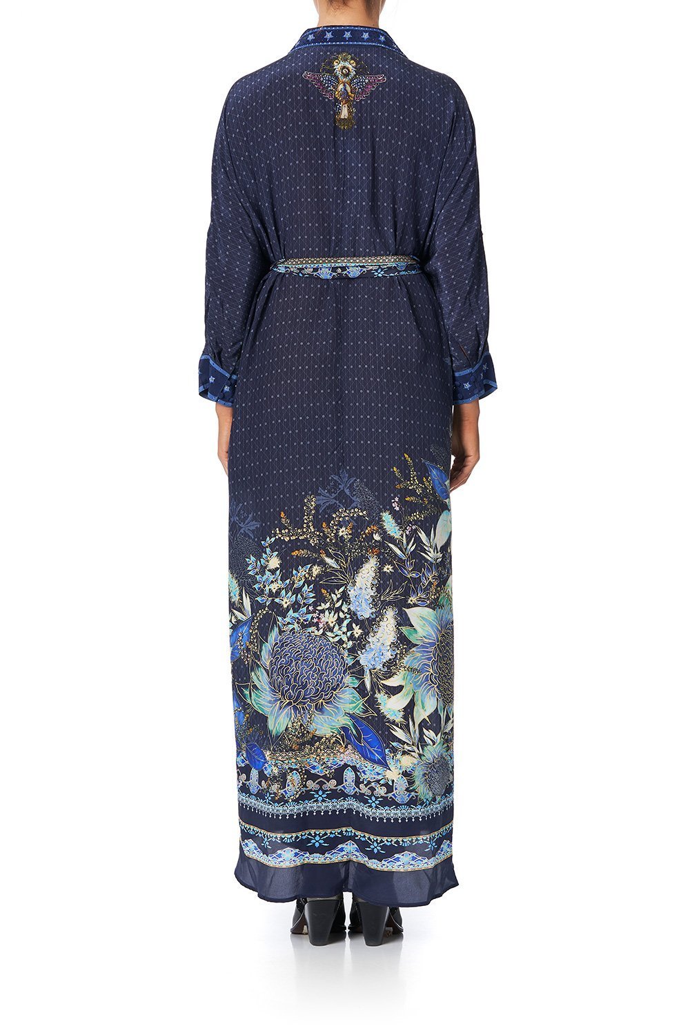 LONG COLLARED KAFTAN NATURES NECTAR