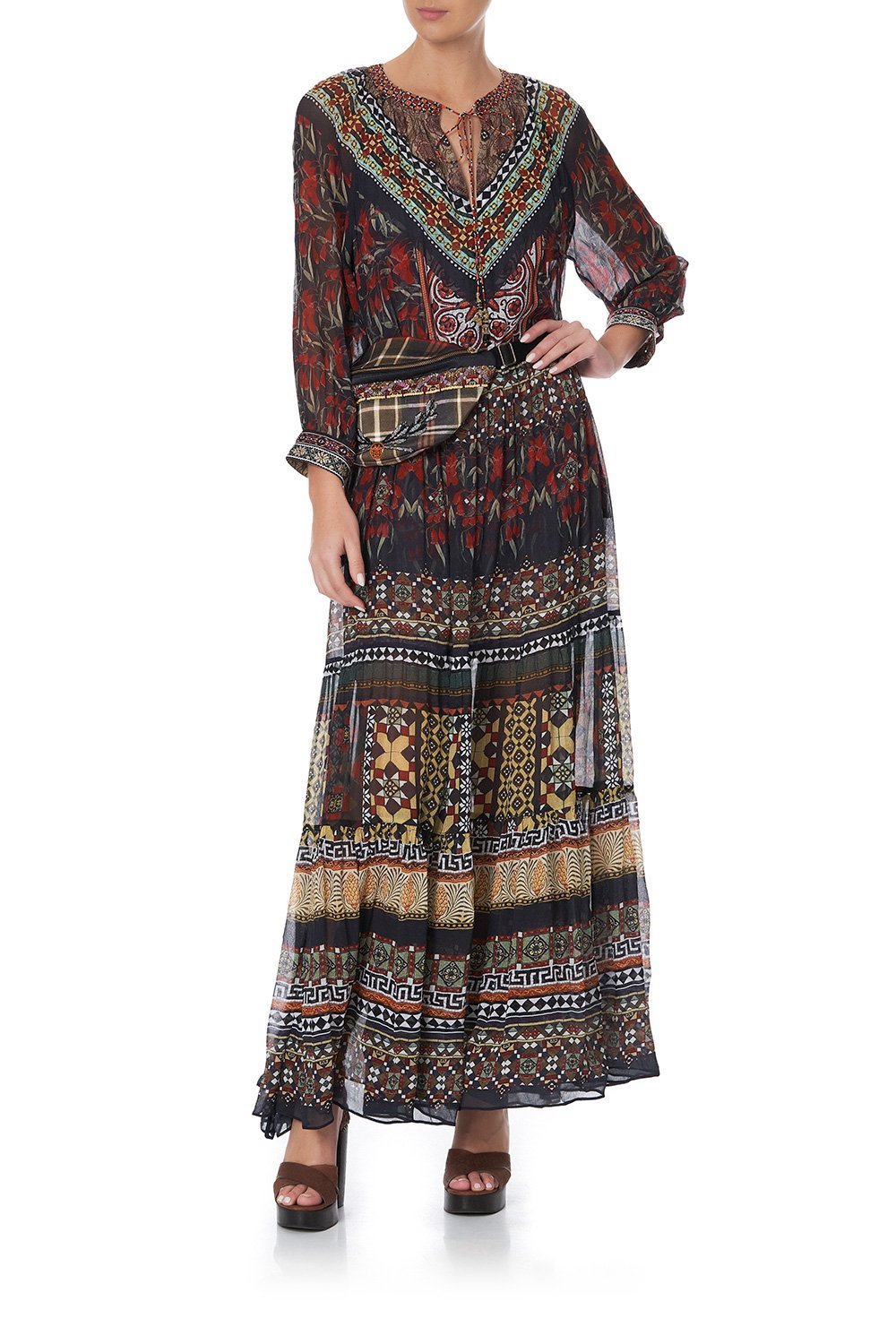 BELT BAG PAVED IN PAISLEY