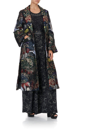 LONG JACKET WITH SIDE SPLITS MIDNIGHT MOON HOUSE
