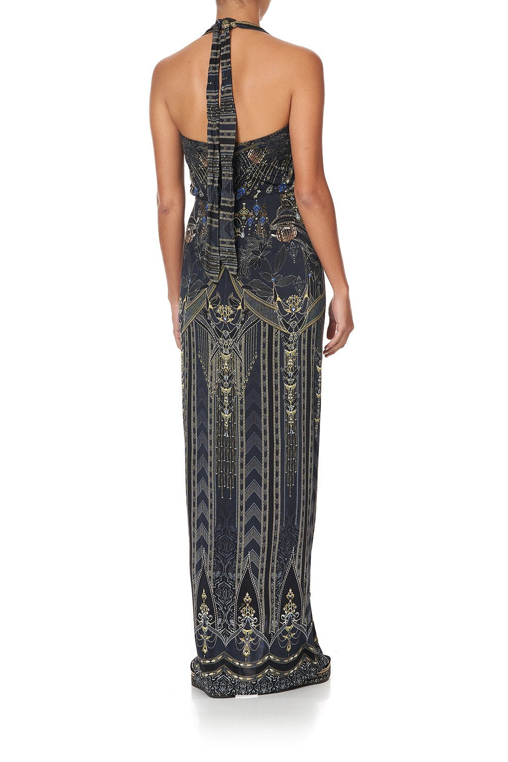 LONG JERSEY HALTER DRESS GREAT SCOTT