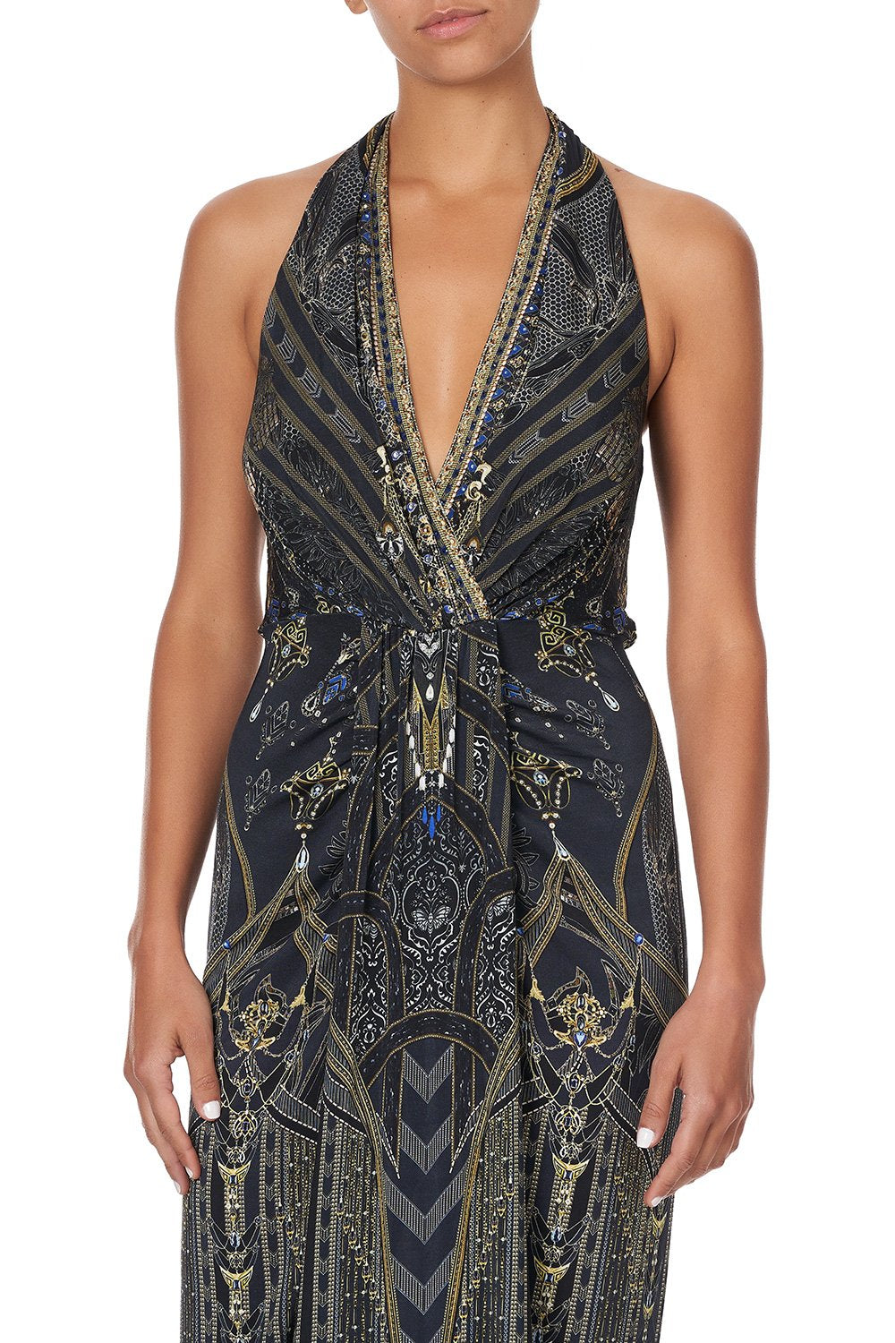 LONG JERSEY HALTER DRESS GREAT SCOTT