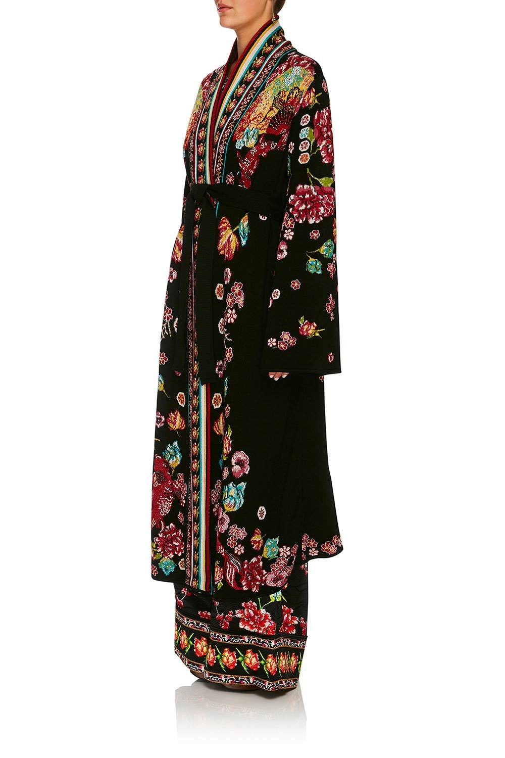 CAMILLA PAINTED LAND LONG KIMONO WRAP